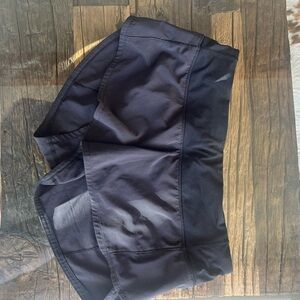 Lululemon black speedy shorts